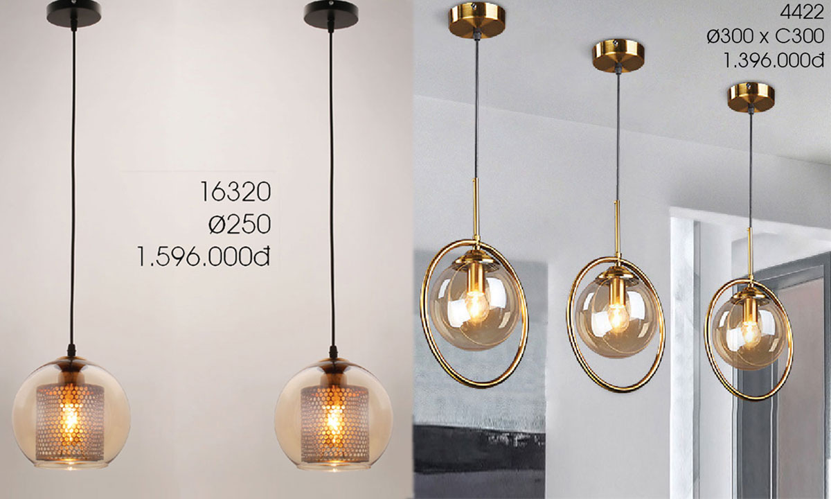 Đèn Thả Trang Trí Kiểu Dáng Hot Nhất Năm 2023
